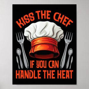 Chef Kiss Koch Enthusiast Grillen Räuchern Poster
