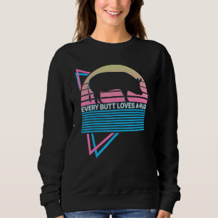 Chef Kochen Retro Jeder Po Liebt Eine Massage Sweatshirt