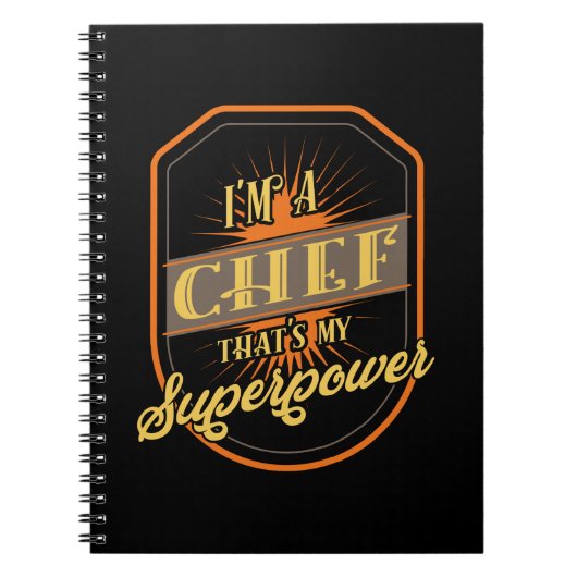 Chef kocht notizblock (Vorderseite)