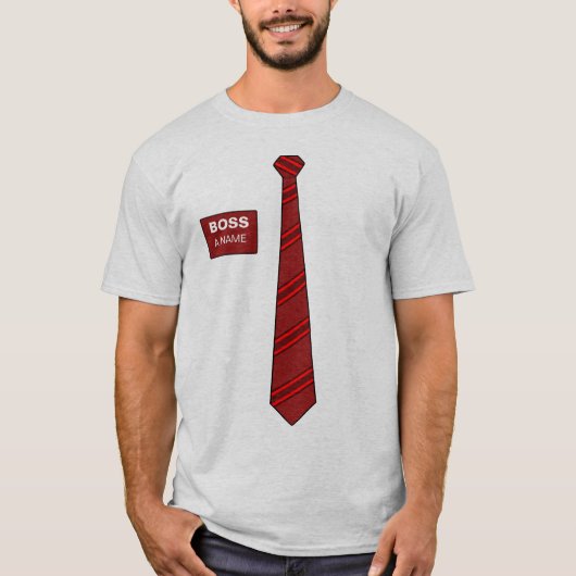 Chef-Krawatten-Shirt T-Shirt (Vorderseite)