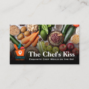 Chef-Logo   Lebensmittel-Logo   Lieferservice Visitenkarte