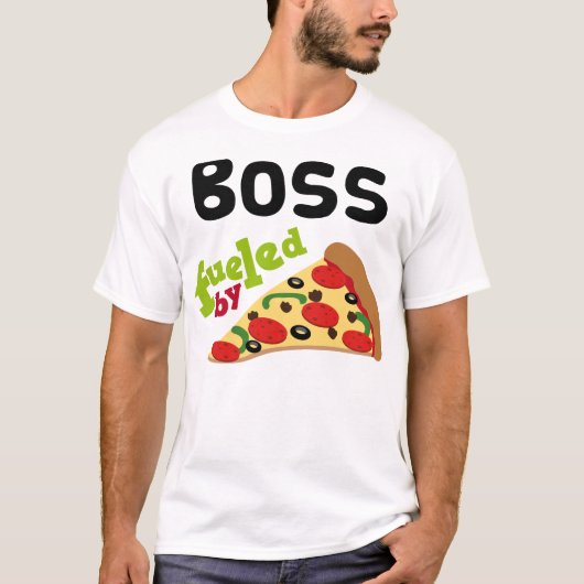 Chef-(lustiges) Pizza-T-Shirt T-Shirt (Vorderseite)