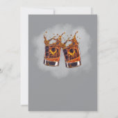 Chef macht es zu einem Whiskey Glass mit doppelter Einladung (Rückseite)