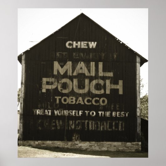 Chef Mail Pouch Tabak Barn Antique Finish Poster (Vorne)