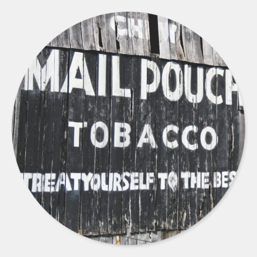 Chef Mail Pouch Tobacco Barn Runder Aufkleber (Vorderseite)