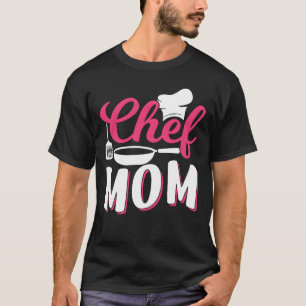 Chef Mama Mutter Mutti Kochen Kochend Retro T-Shirt