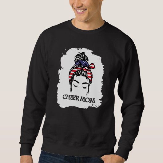 Chef Mama Usa Flag 1 Sweatshirt (Vorderseite)