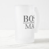 CHEF-MANN MATTGLAS BIERGLAS (VorderseiteRechts)