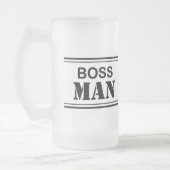 Chef-Mann-mattierte Tasse (Links)
