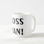 "Chef-Mann" Tasse (VorderseiteRechts)