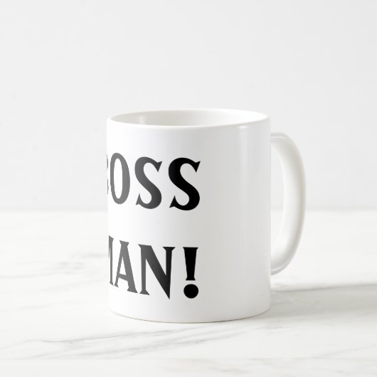 "Chef-Mann" Tasse (VorderseiteRechts)