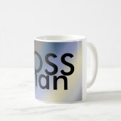 CHEF-Mann-Tassensilber/stehlen blaue Mischungen Kaffeetasse (VorderseiteRechts)