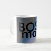 CHEF-Mann-Tassensilber/stehlen blaue Mischungen Kaffeetasse (Vorderseite Links)