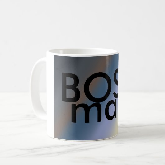 CHEF-Mann-Tassensilber/stehlen blaue Mischungen Kaffeetasse (Vorderseite Links)