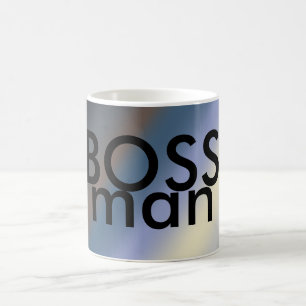 CHEF-Mann-Tassensilber/stehlen blaue Mischungen Kaffeetasse