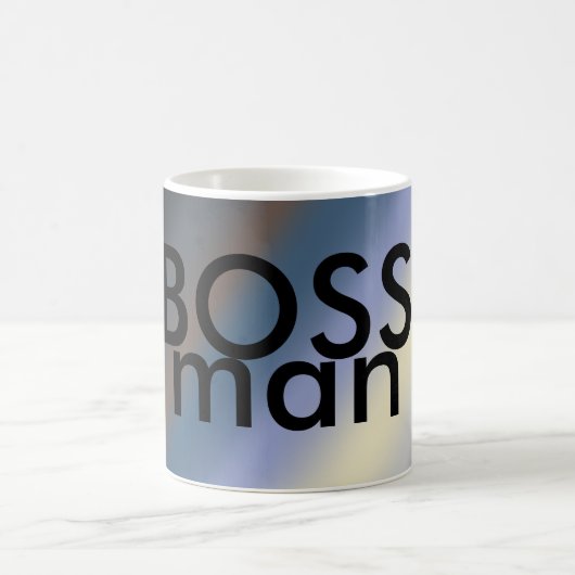 CHEF-Mann-Tassensilber/stehlen blaue Mischungen Kaffeetasse (Mittel)