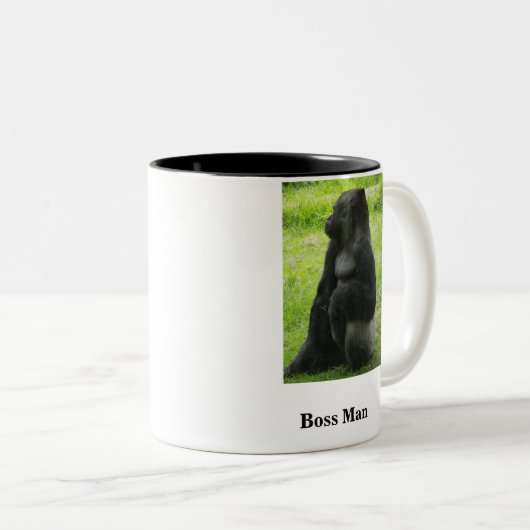 Chef-Mann Zweifarbige Tasse (VorderseiteRechts)