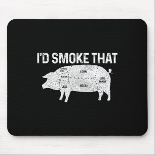 Chef Metzger Bbq Ich Würde Dieses Schwein Schweine Mousepad