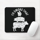 Chef Metzger Bbq Ich Würde Dieses Schweinefleisch Mousepad (Mit Mouse)