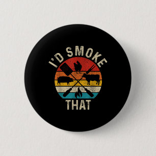Chef Metzger Bbq Id Smoke That Lustiger Vatertag V Button