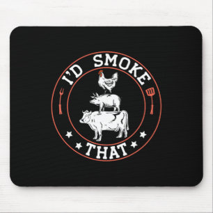 Chef Metzger Bbq Smoker Ich Würde Das Byrbecue Pi Mousepad