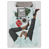 Chef mit Art-Klemmbrett Klemmbrett (Vorderseite)