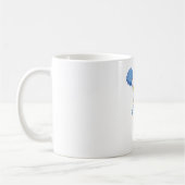 Chef mit Blue Pom Poms Kaffeetasse (Links)