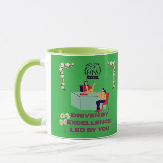 Chef-Modus aktiviert kellygrün Tasse (Links)