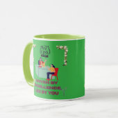 Chef-Modus aktiviert kellygrün Tasse (Vorderseite Links)