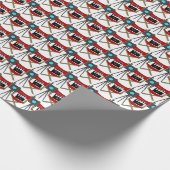 Chef Movie night Wrapping Papier Geschenkpapier (Ecke)