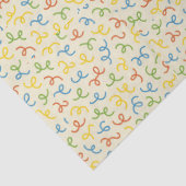 Chef-Nudel-Doodle-Kritzelmuster Seidenpapier (Detail)