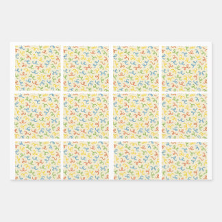 Chef-Nudel-Kritzel-Muster-Geschenkpapier Geschenkpapier Set