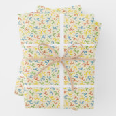 Chef-Nudel-Kritzel-Muster-Geschenkpapier Geschenkpapier Set (Beispiel)