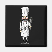 Chef Nutcracker Cook Hat Xmas  Magnet (Vorne)