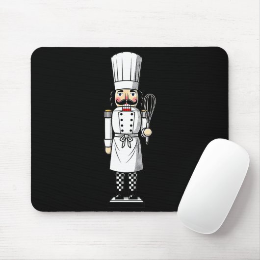 Chef Nutcracker Cook Hat Xmas Mousepad (Mit Mouse)