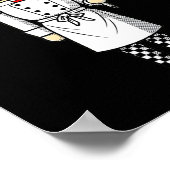 Chef Nutcracker Cook Hat Xmas Poster (Ecke)