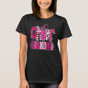 Chef Oma Größte Fan Leopard Print und Pom Po T-Shirt