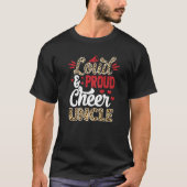 Chef Onkel Größte Lüfterleopard Print und Pom Pom T-Shirt (Vorderseite)
