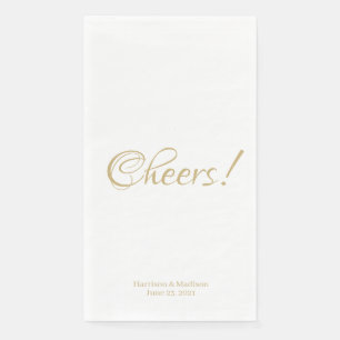 Chef, passen Sie Text Wedding Party Papier G Serviette