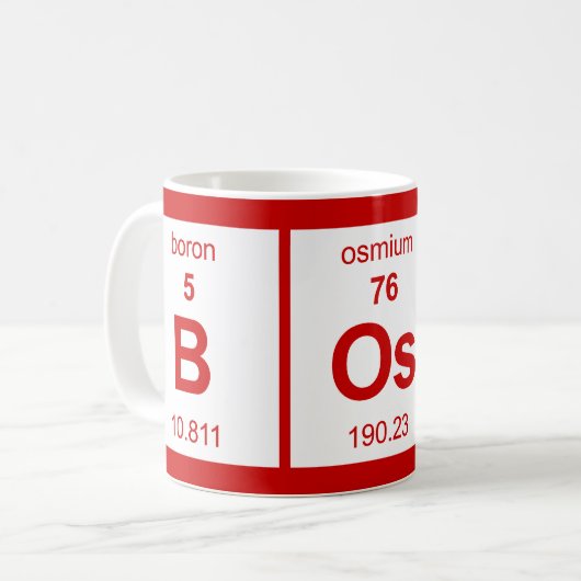 Chef-Periodensystem Kaffeetasse (Vorderseite Links)