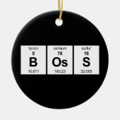Chef-Periodensystem Keramikornament (Vorne)
