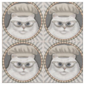 Chef Perserkatze Stoff (Nahaufnahme)