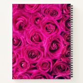 Chef Pink Roses Notebook Notizblock (Rückseite)
