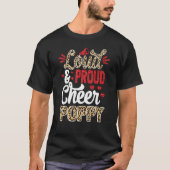 Chef Poppy Größte Fan Leopard Print und Pom Pom T-Shirt (Vorderseite)