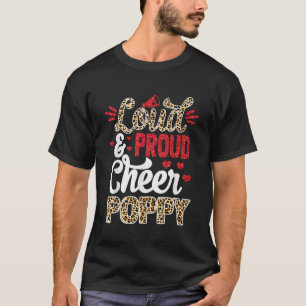 Chef Poppy Größte Fan Leopard Print und Pom Pom T-Shirt