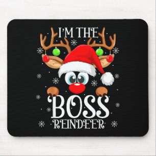 Chef-Rentier-Weihnachten-Familie-Matching-Gruppe L Mousepad