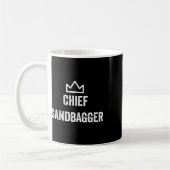 Chef Sandbagger Geschenk für Golf Meme Bjj Schach  Kaffeetasse (Links)