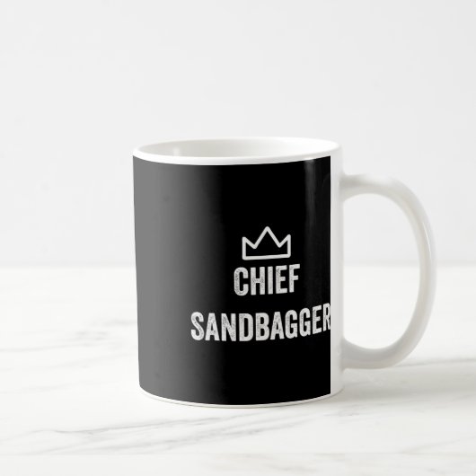 Chef Sandbagger Geschenk für Golf Meme Bjj Schach  Kaffeetasse (Rechts)