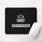Chef Sandbagger Geschenk für Golf Meme Bjj Schach Mousepad (Mit Mouse)