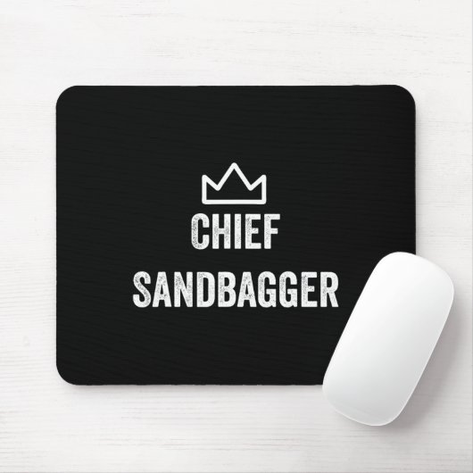 Chef Sandbagger Geschenk für Golf Meme Bjj Schach  Mousepad (Mit Mouse)